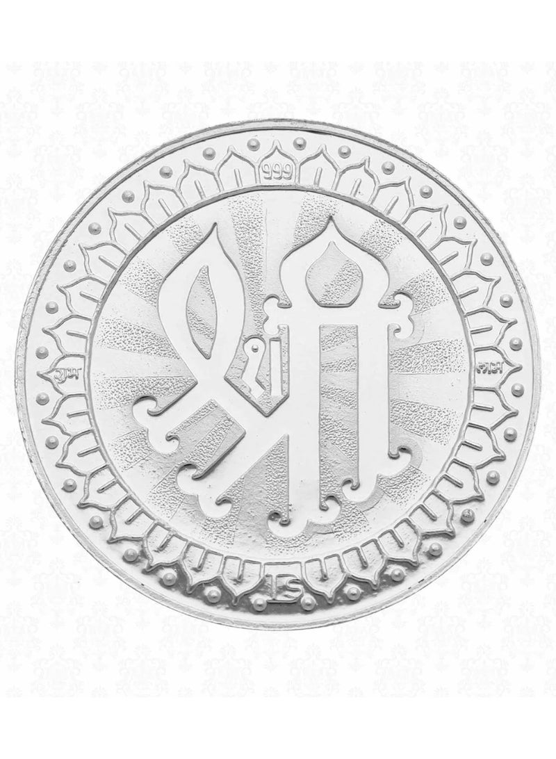 KHUSHBOO JEWELS PURE 999 SILVER COIN 20 GRAMS - Image 2